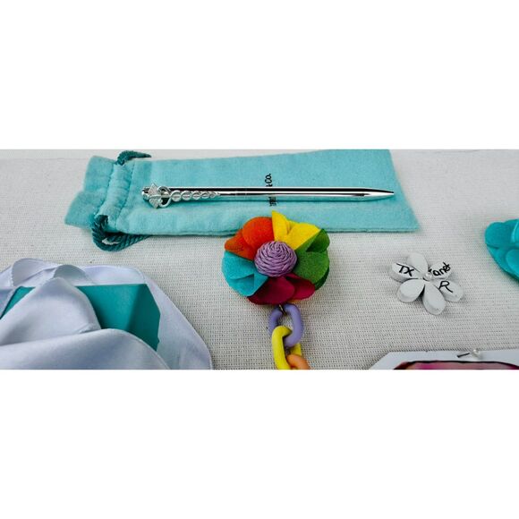 Beautiful🥰 Tiffany & Co Caduceus Clip Retractable Ballpoint Pen in Silver - Picture 7 of 9